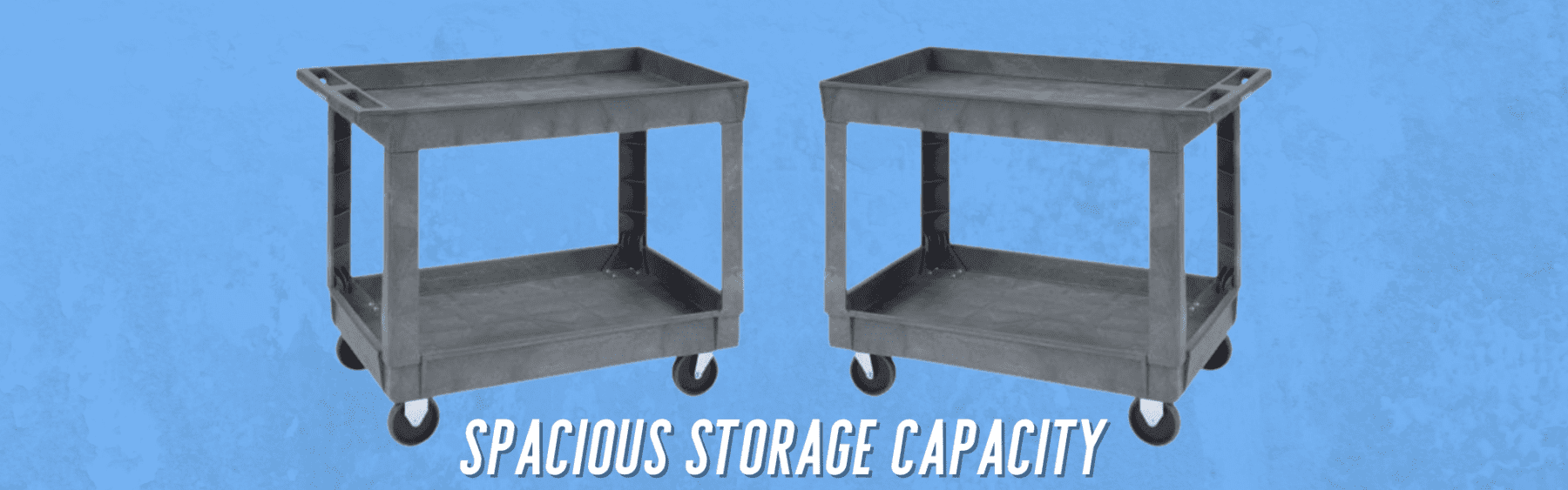 The spacious storage capacity of the Lakeside 2523.
