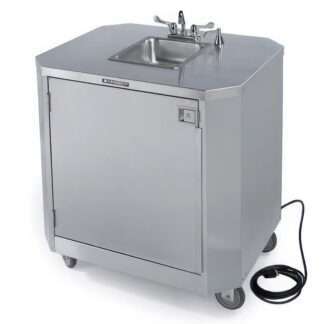 Lakeside 9620 Mobile Hand Washing Station, Warm Water, (1) 10 x 12 x 5-in  Sink Bowl, 5 Gallon Fresh Water Capacity - Lakeside Foodservice