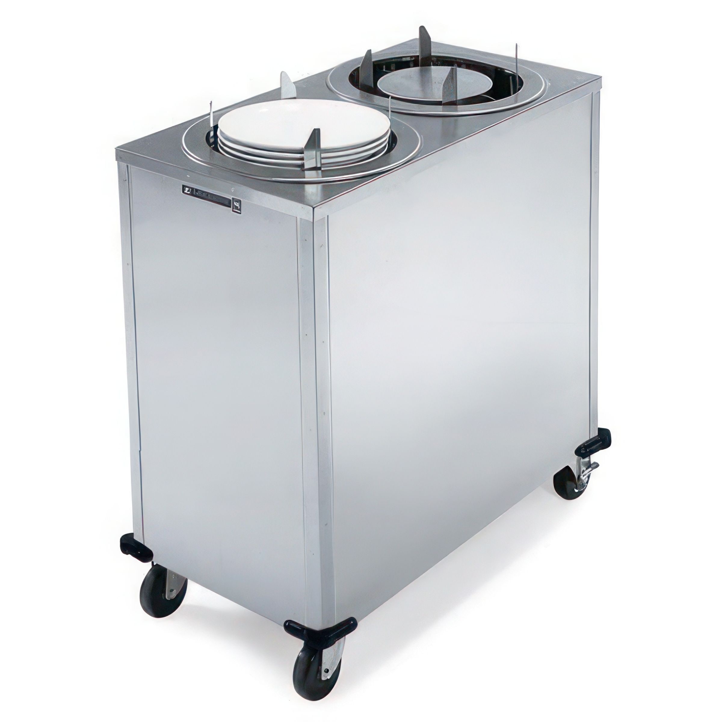 Lakeside 992 Mobile Plate Dispenser, Heated, Adjust-a-Fit®, Two Stack, for  8-3/4 x 9-3/4 to 11-3/8 x 13-1/2 Inch Oval Plates