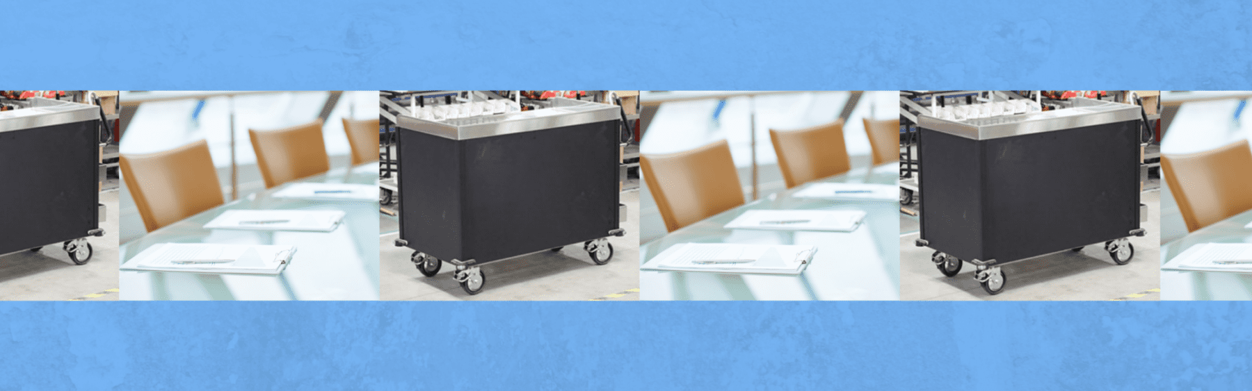 custom catering cart for conference center