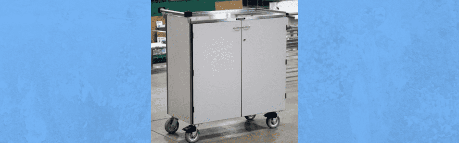 custom delivery and bussing cart